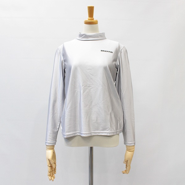 【新品未使用】ブリーフィングの薄手ウェア BRIEFING (ブリーフィング) SH WOMENS CARVICO LS HIGH NECK
