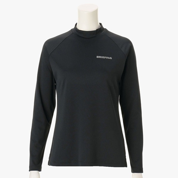[SALE]BRIEFING(֥꡼ե) WOMEN'S BACK LOGO LINE LS MOCK NECK 2024߿[24,200]