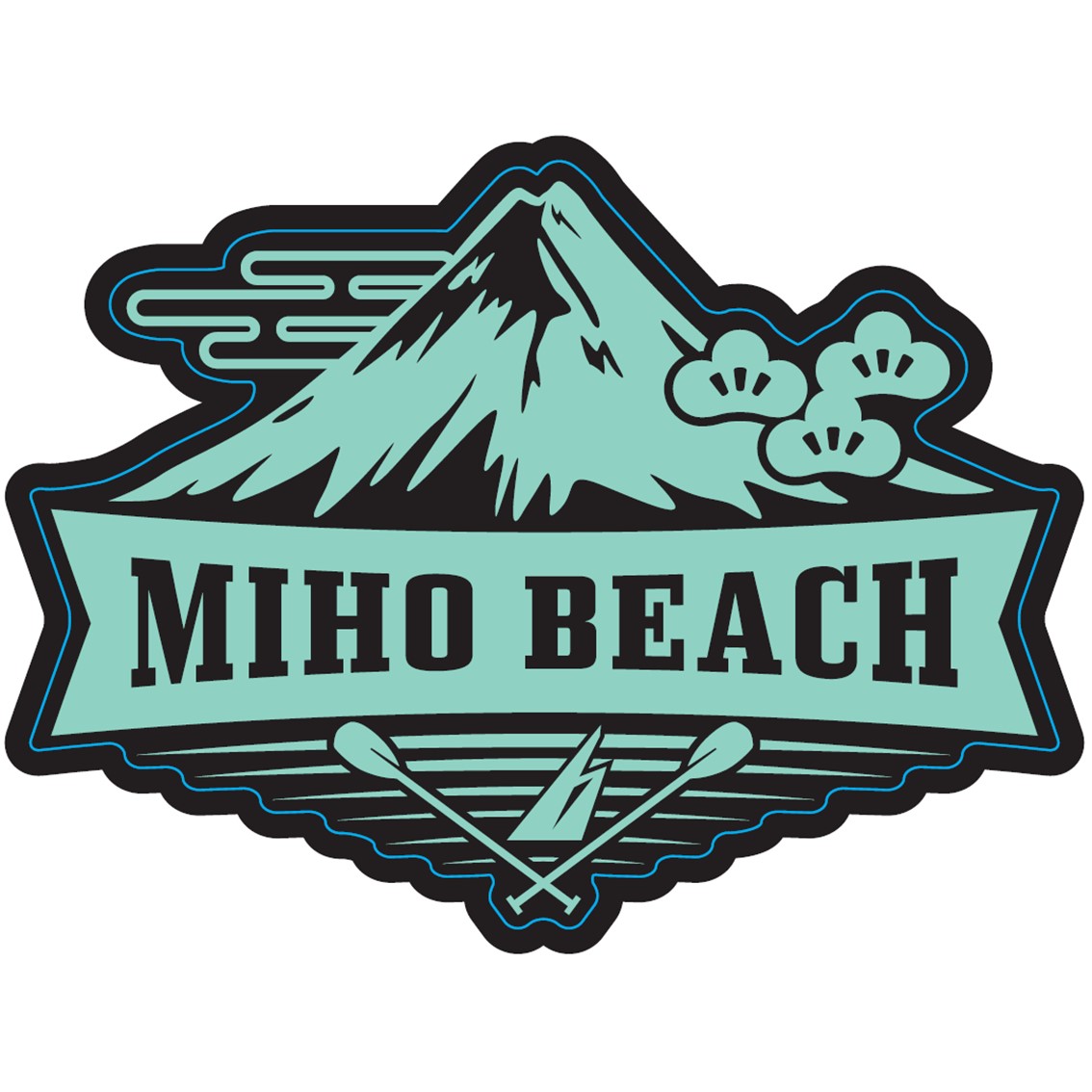 ステッカー Mt Fuji B