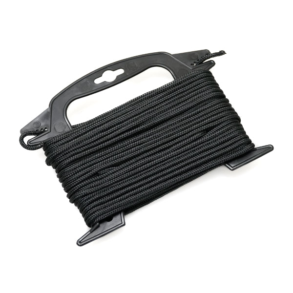 75 FEET SOLID BLACK PP ROPE WITH WIN