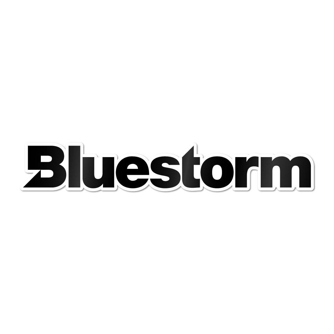 Bluestormロゴステッカー
