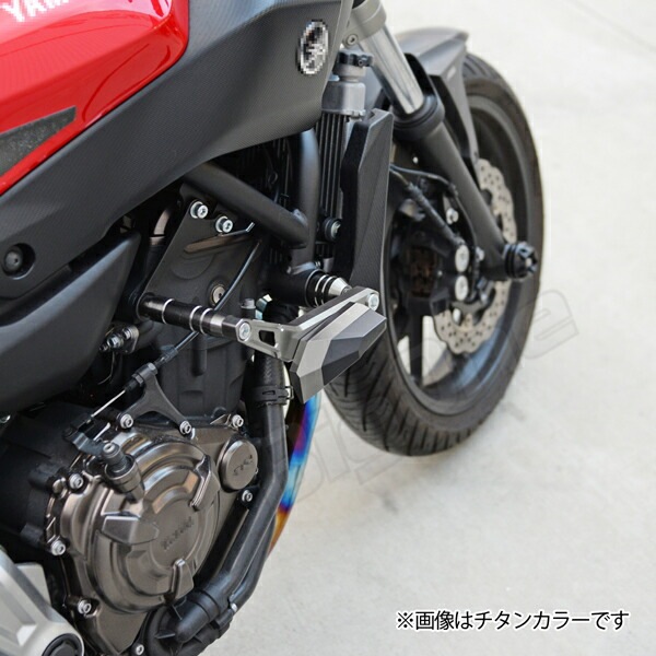 MT-07 XSR700 フレームスライダー エンジンスライダー 黒 ブラック ...