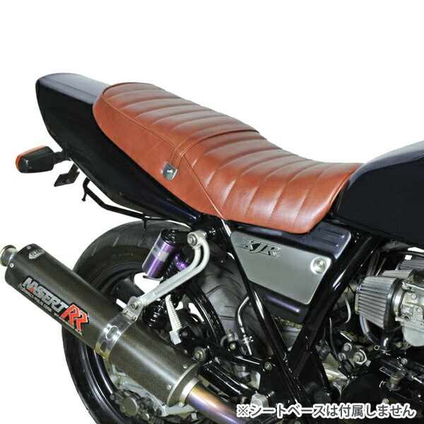 シート レザーXJR400 XJR400S XJR400R XJR400R2 4HM 4HM2 タックロール タイプ 表皮 ブラウン 補修 張替 バイク