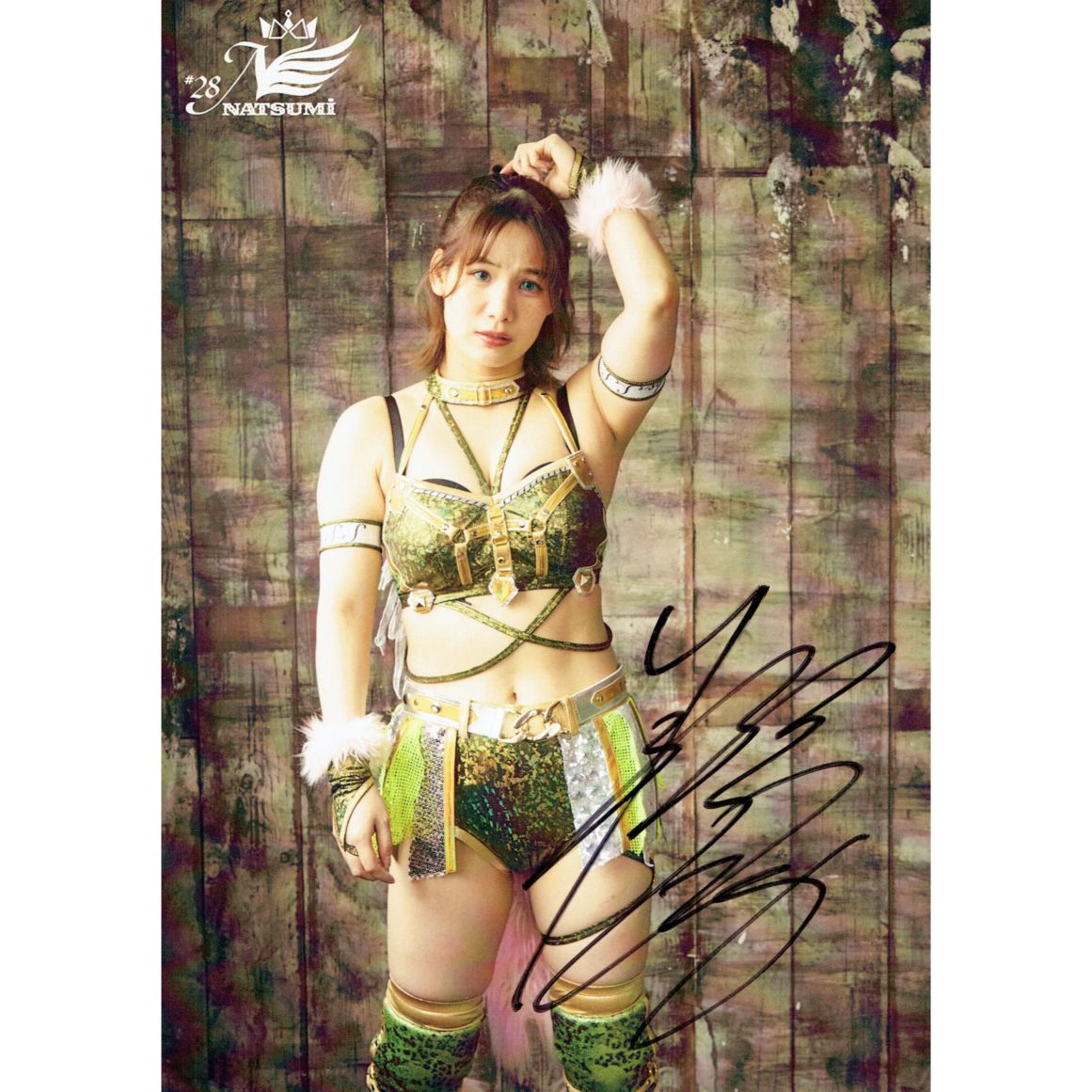 女子プロレス マリーゴールド 直筆サイン入りカード 翔月なつみ