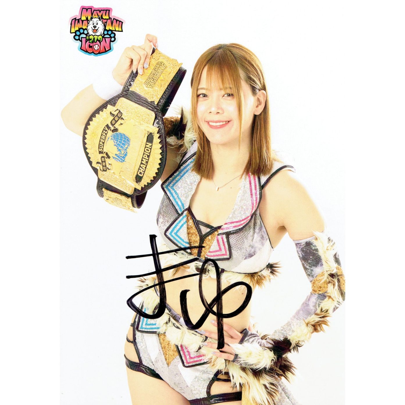 岩谷麻優 限定直筆サイン入り Bikiniing11 岩谷麻優 #219 マリーゴールド ポートレート 直筆サイン入り