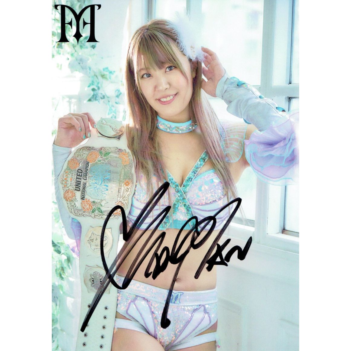 女子プロレス　マリーゴールド　直筆サイン入りカード　桜井麻衣　トレカ 女子プロレス マリーゴールド 直筆サイン入りカード 桜井麻衣