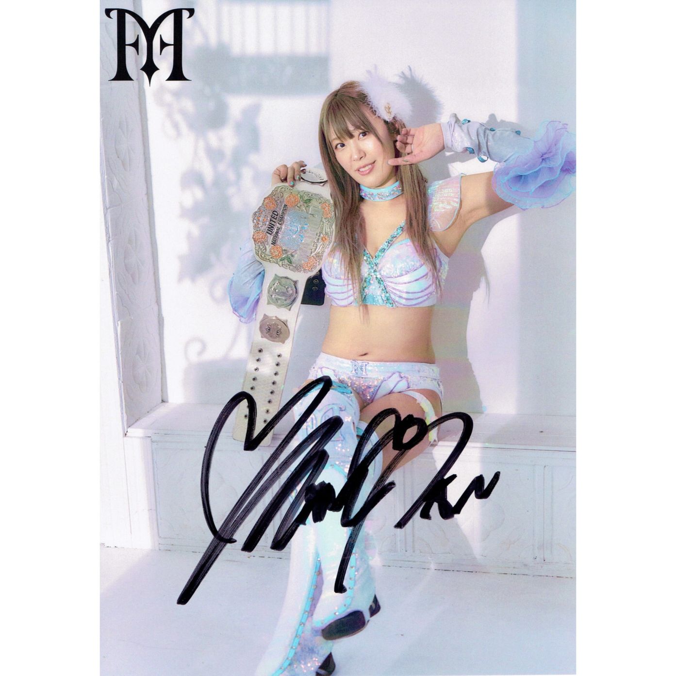 桜井麻衣 #8 マリーゴールド ポートレート 直筆サイン入り