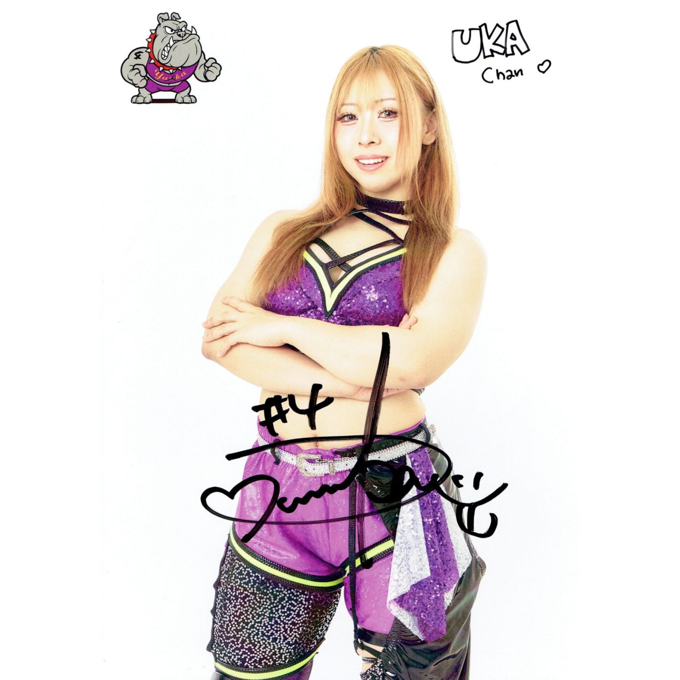 山﨑裕花 #4 マリーゴールド ポートレート 直筆サイン入り コスチューム 4