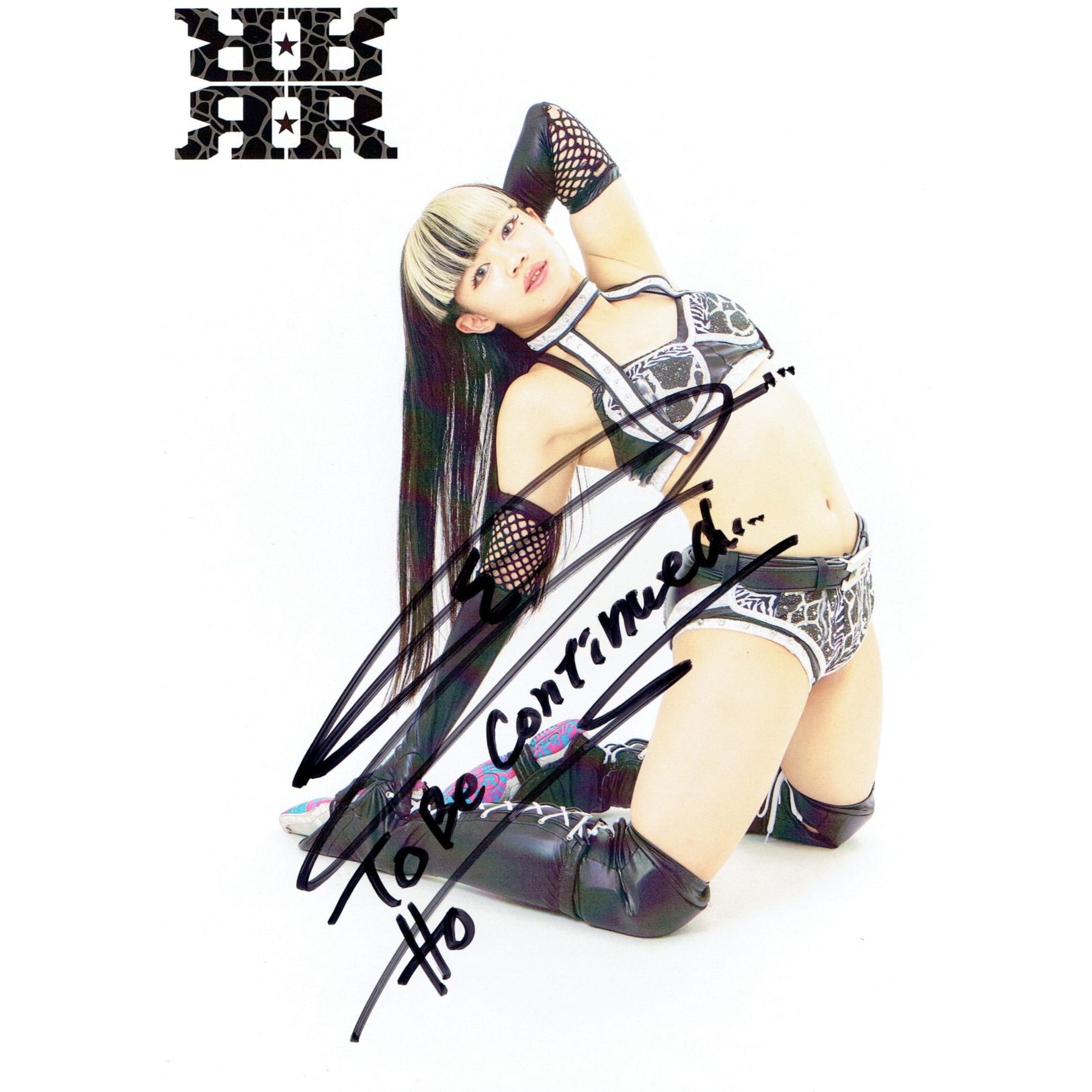 女子プロレス　マリーゴールド　直筆サイン入りポートレート　ジュリア　5/5 直筆サイン入り 女子プロレス マリーゴールド ジュリア 写真集