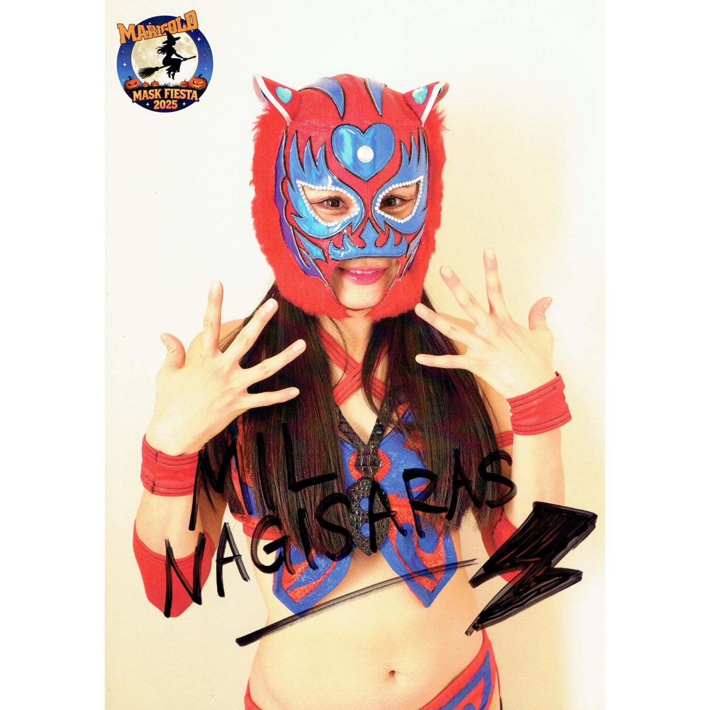 ミル・ナギサレス マリーゴールド ポートレート 直筆サイン入り