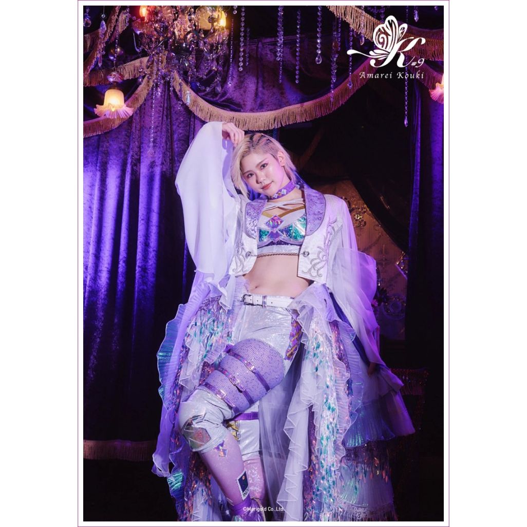 天麗皇希 #9 マリーゴールド アクリルパネル s2 A5サイズ 直筆サイン入り