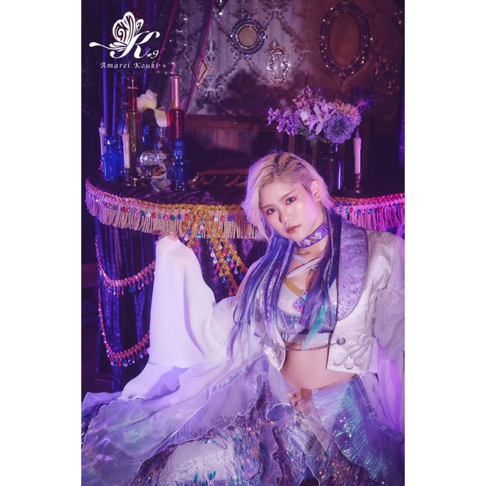 天麗皇希 #9 マリーゴールド アクリルパネル s2 A4サイズ 直筆サイン入り