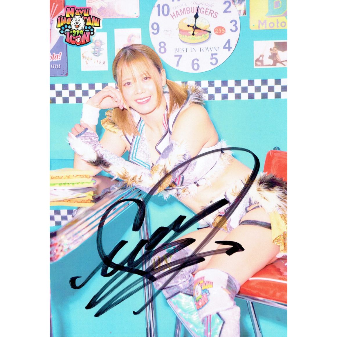 岩谷麻優 #219 マリーゴールド ポートレート 直筆サイン入り