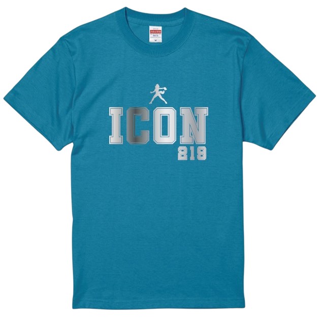 岩谷麻優 Icon 219 Tシャツ 水色 (M/L/XL/XXL) | 【マリーゴールド