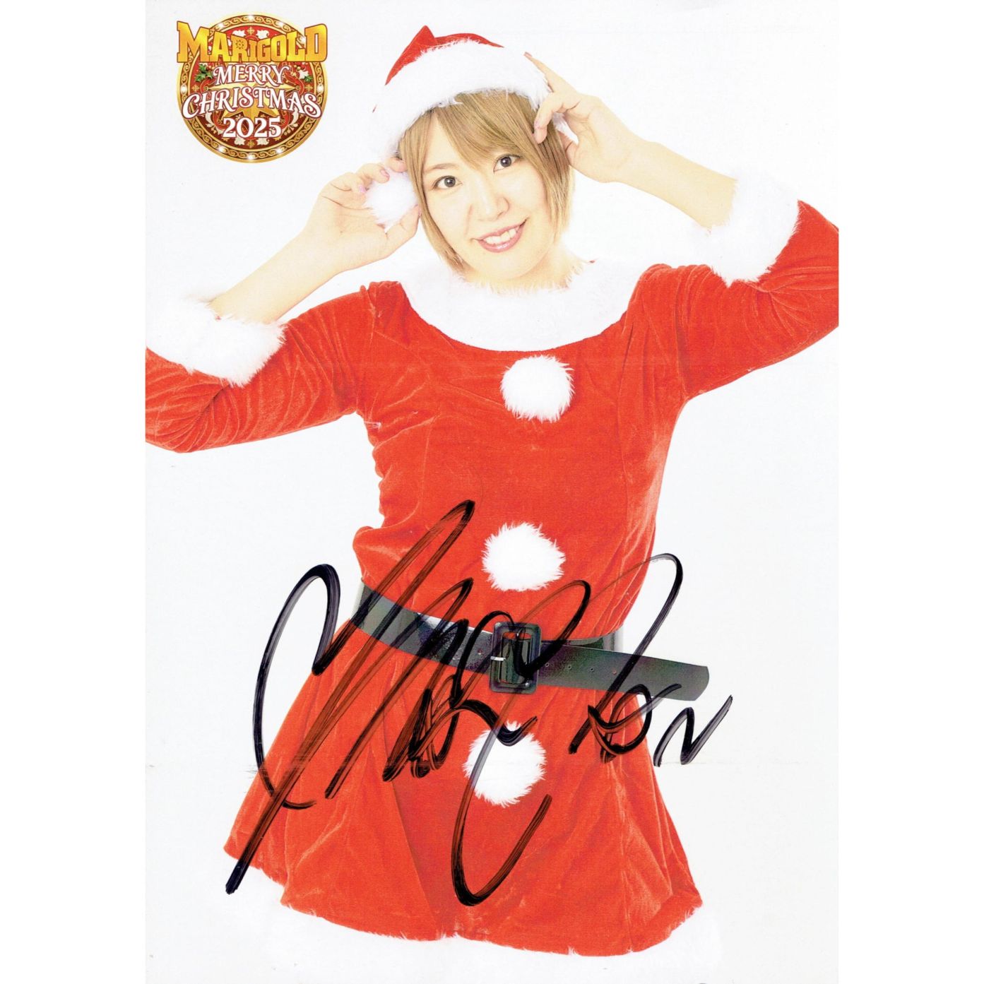 桜井麻衣 #8 マリーゴールド ポートレート 直筆サイン入り 2025