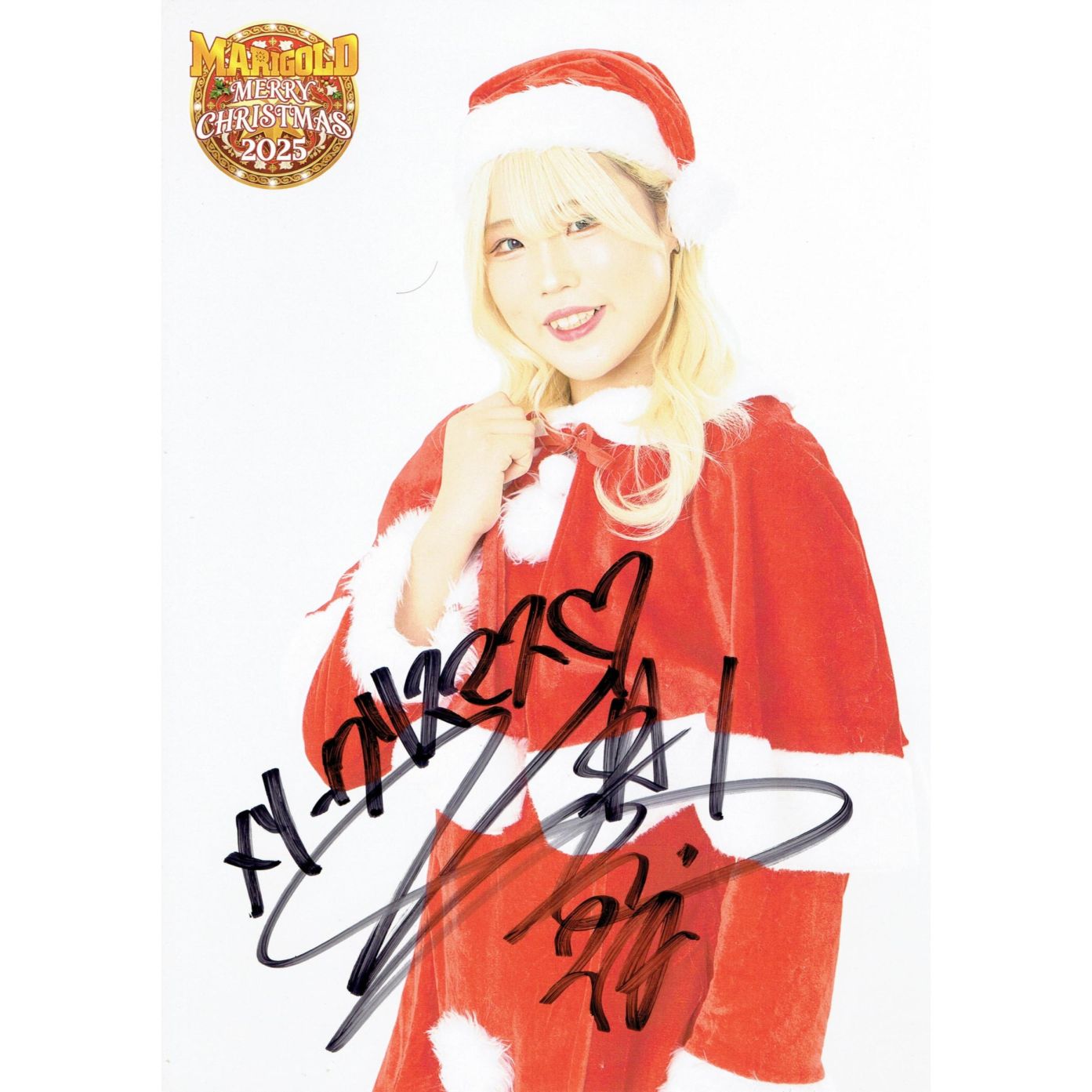 ビクトリア弓月 #1 マリーゴールド ポートレート 直筆サイン入り 2025