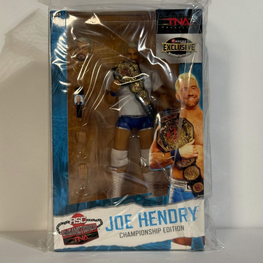 【取り寄せ】ジョー・ヘンドリー フィギュア TNA Championship Edition Belt on Shoulder