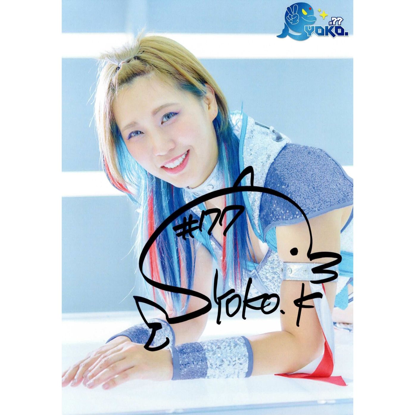 越野SYOKO. #77 マリーゴールド ポートレート 直筆サイン入り コスチューム 3