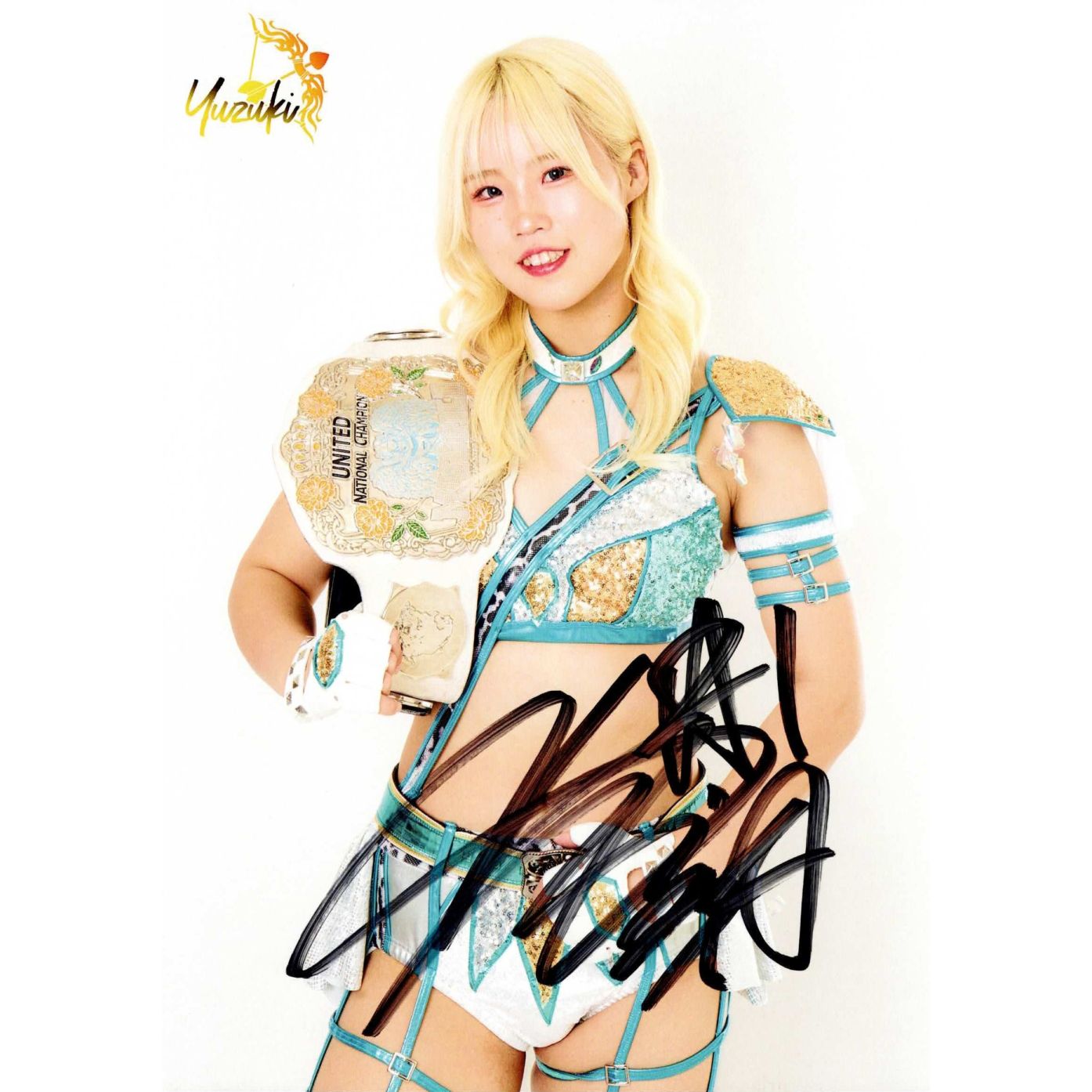 ビクトリア弓月 #1 マリーゴールド ポートレート 直筆サイン入り ベルト 7