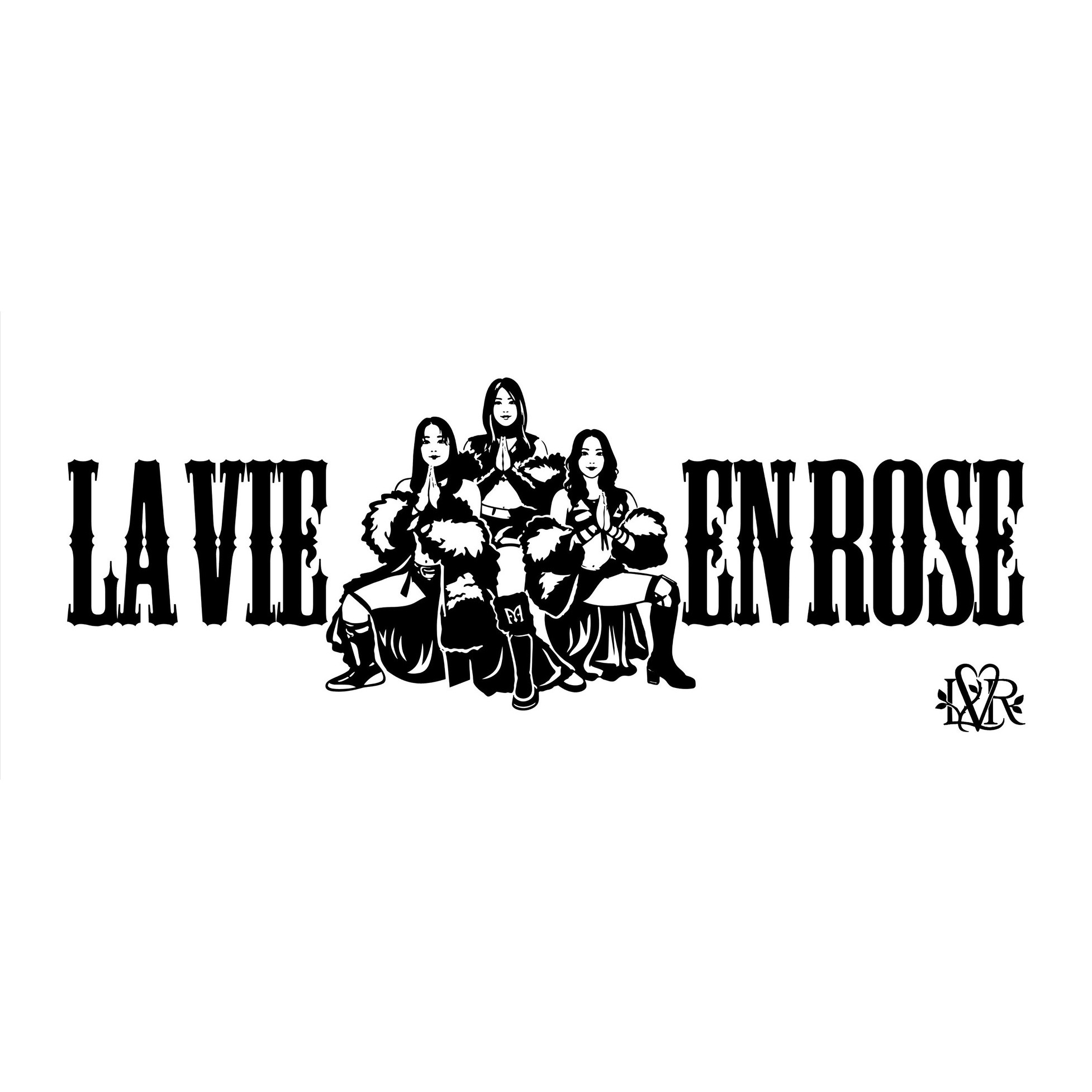 ラヴィアンローズ La Vie En Rose プリントタオル