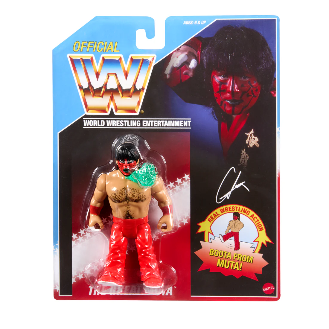 予約】グレート・ムタ WWE 2026 レトロ フィギュア シリーズ 3