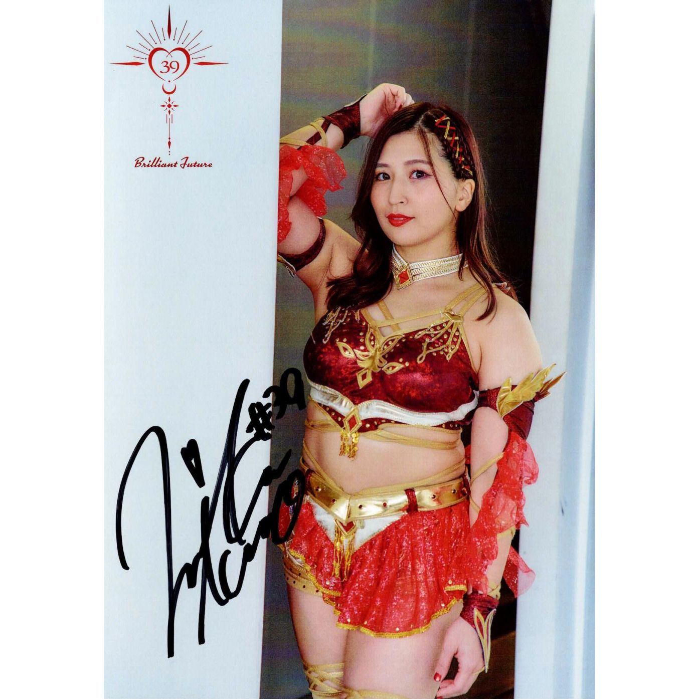 青野未来 #39 マリーゴールド ポートレート 直筆サイン入り