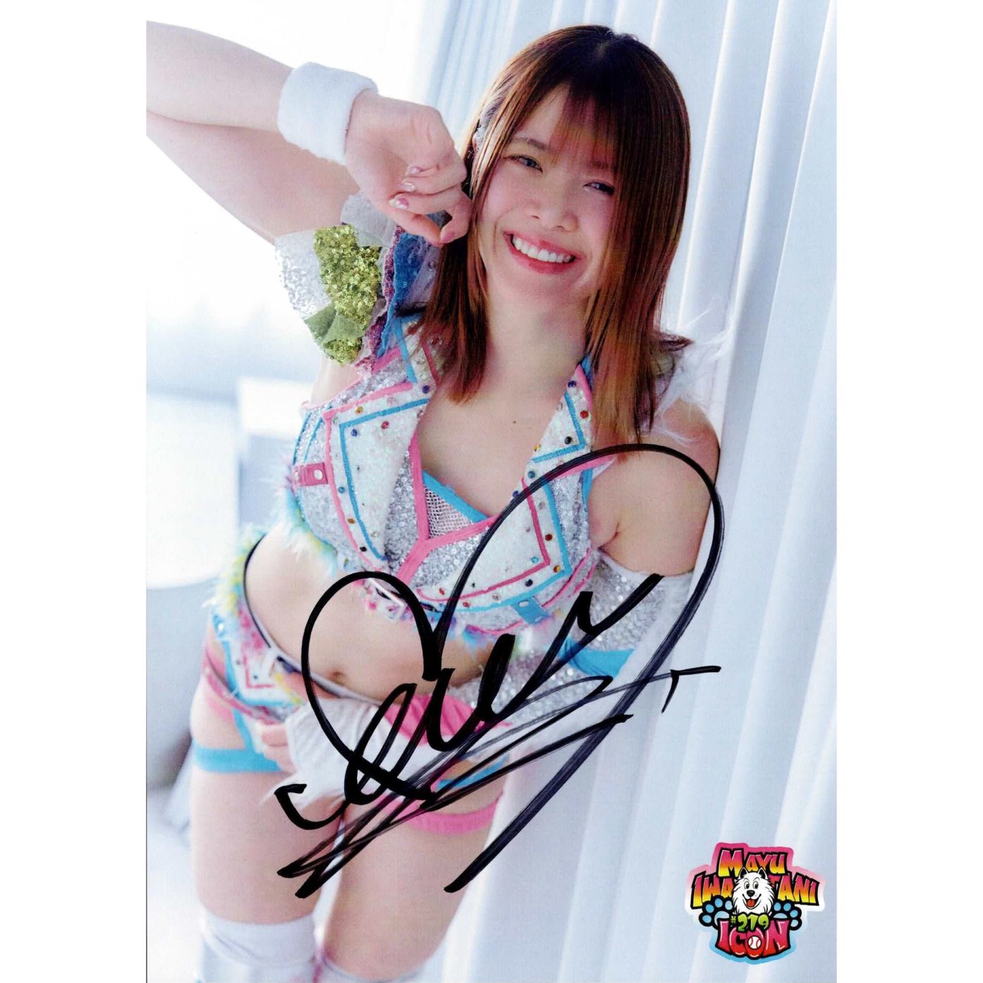 岩谷麻優 #219 マリーゴールド ポートレート 直筆サイン入り