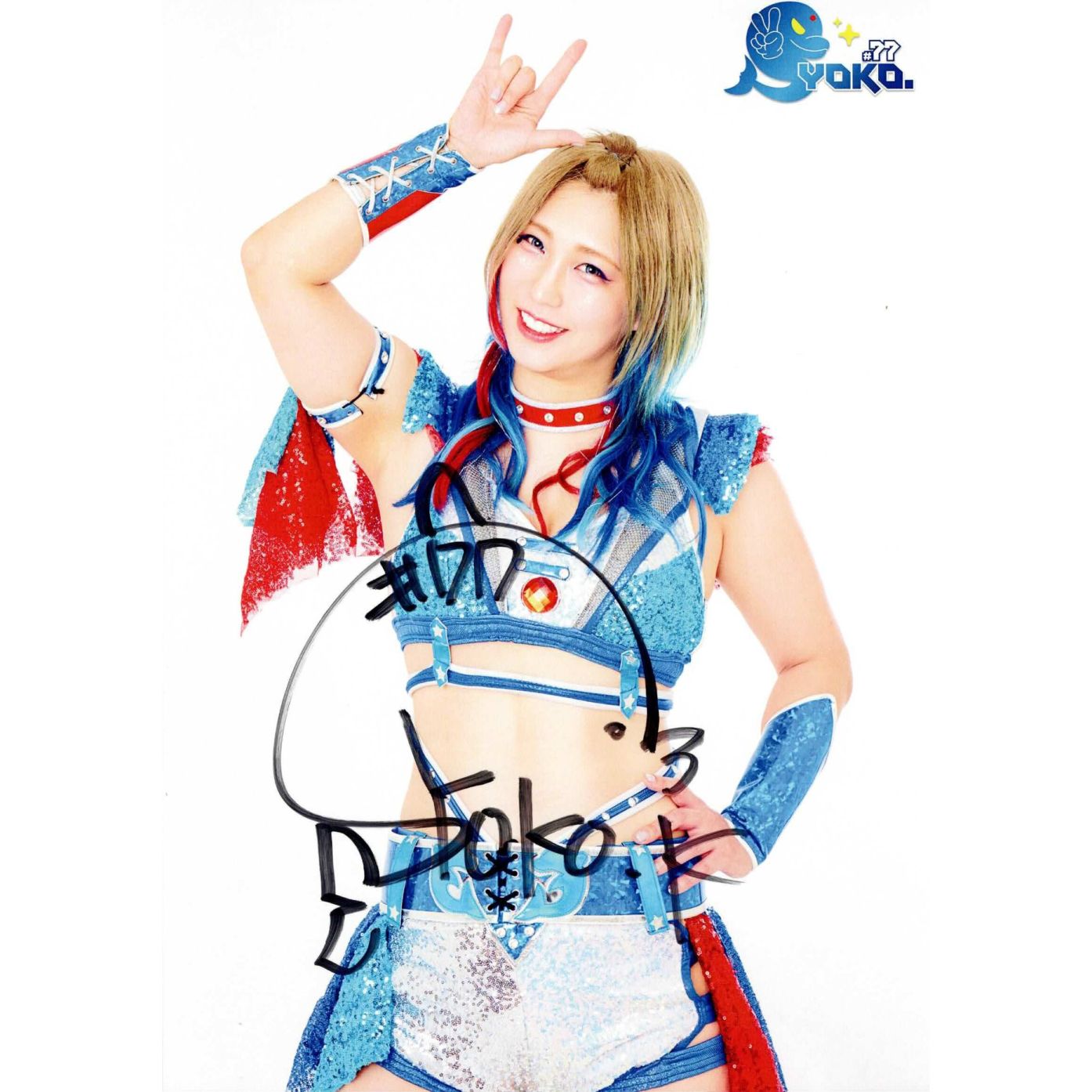 越野SYOKO. #77 マリーゴールド ポートレート 直筆サイン入り コスチューム 7