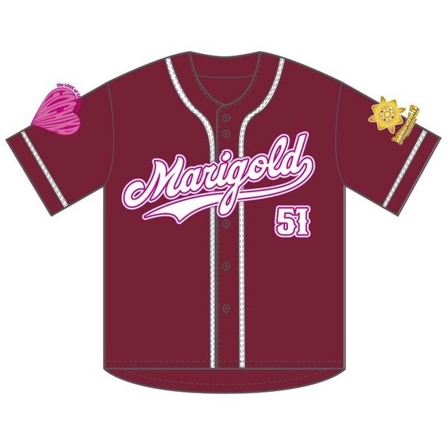 後藤智香 #51 マリーゴールド 2026 ベースボールシャツ (L/XL/XXL)