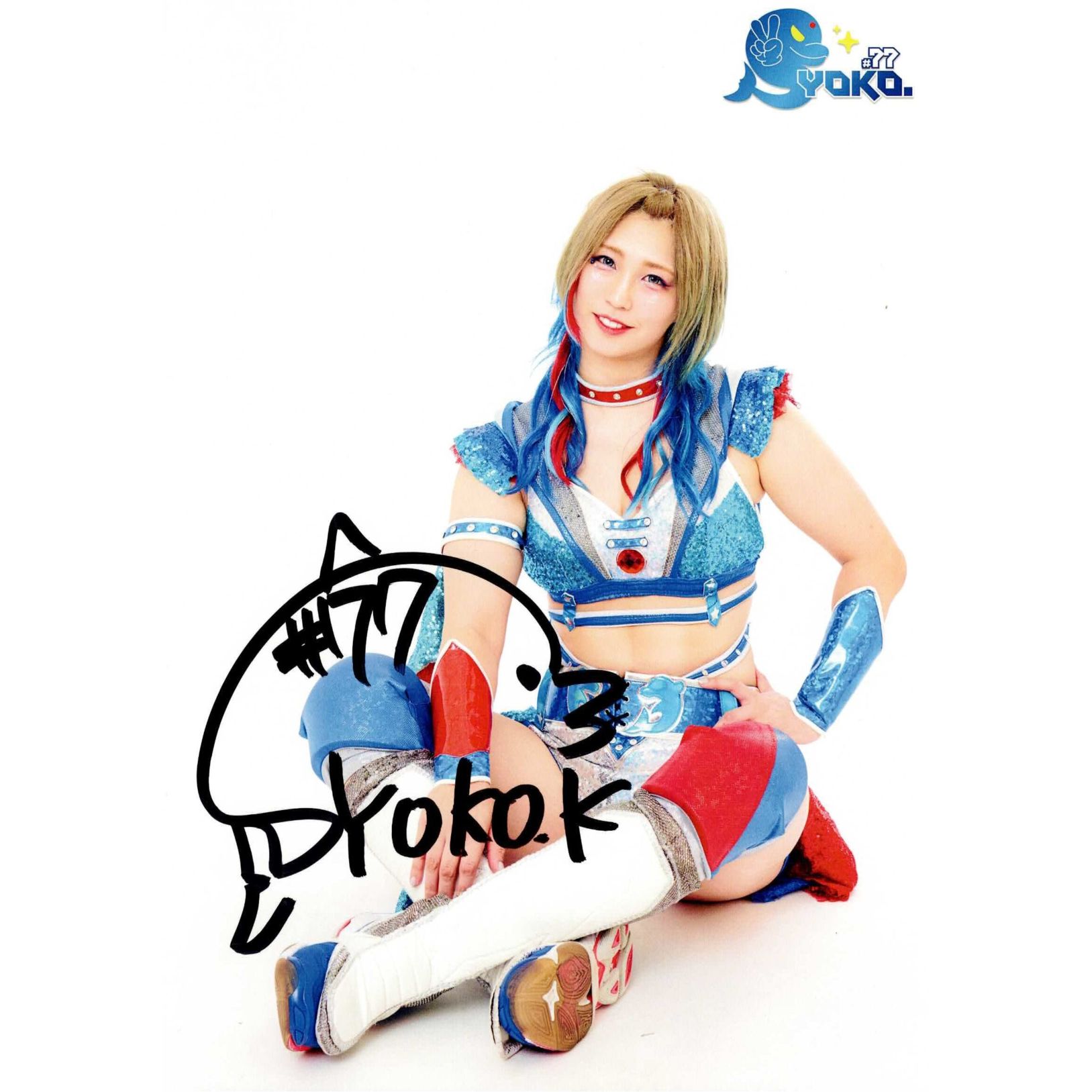 越野SYOKO. #77 マリーゴールド ポートレート 直筆サイン入り
