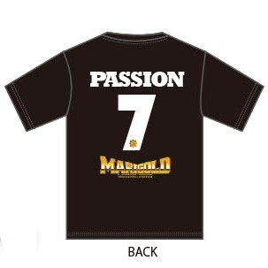 PASSION (高橋奈七永) #7 マリーゴールド 背番号 Tシャツ