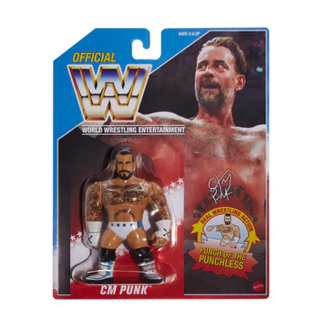 【取り寄せ】CMパンク WWE 2026 レトロ フィギュア シリーズ 1