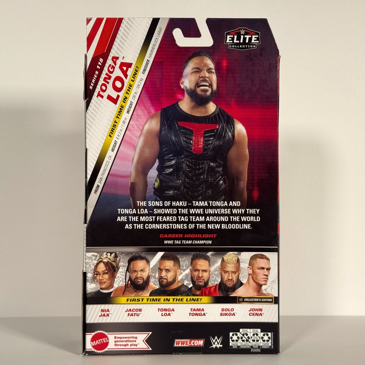 WWE　ビガロ　フィギュア タンガ・ロア WWE フィギュア エリート 118 | WWE | ビッグブルー BIG BLUE