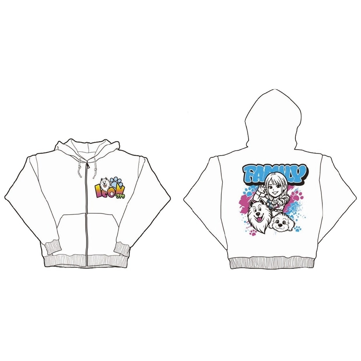 【再入荷】岩谷麻優 デビュー15周年記念 フーディー (M/L/XL)