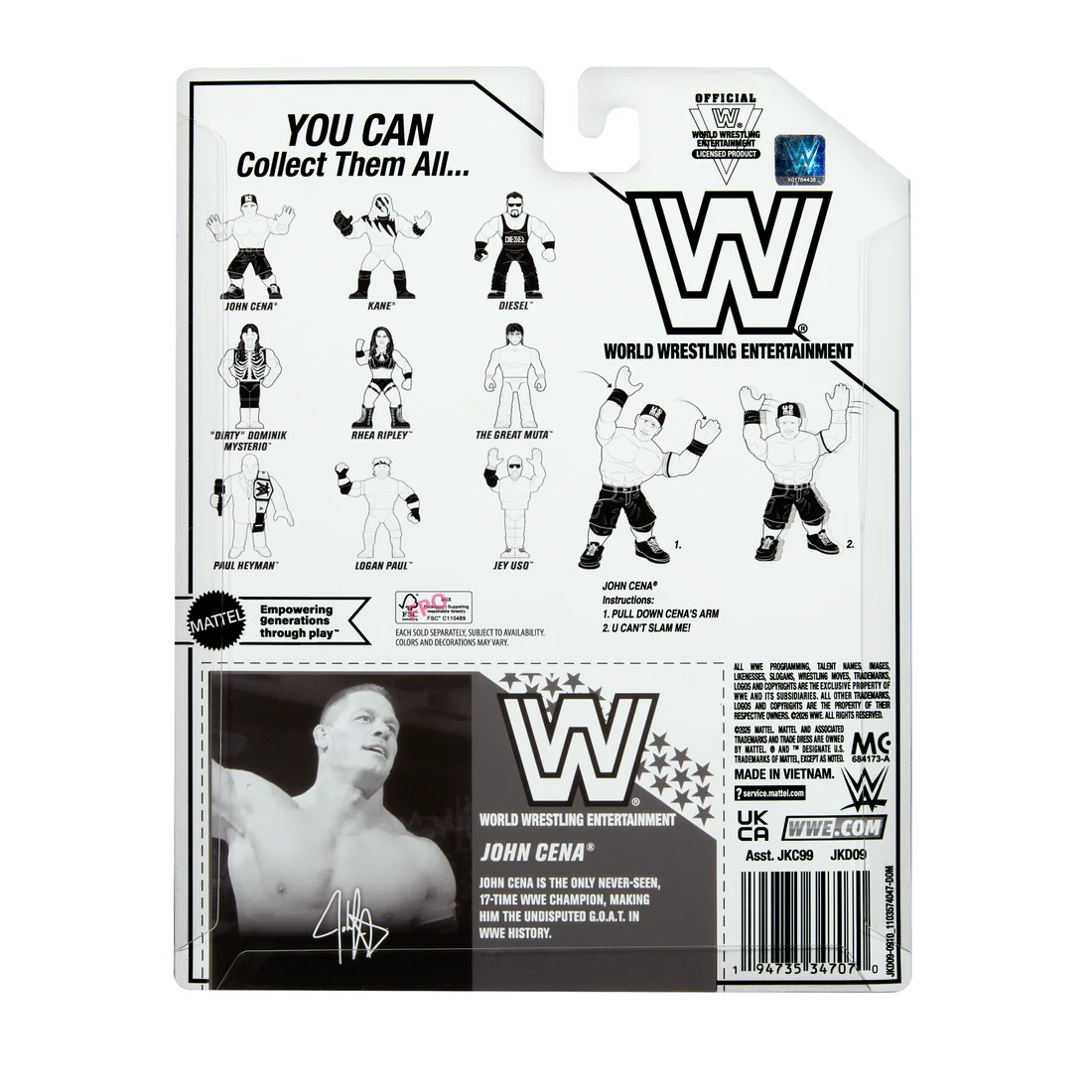 予約】ジョン・シナ WWE レトロ フィギュア ベスト 1 | 【プロレス