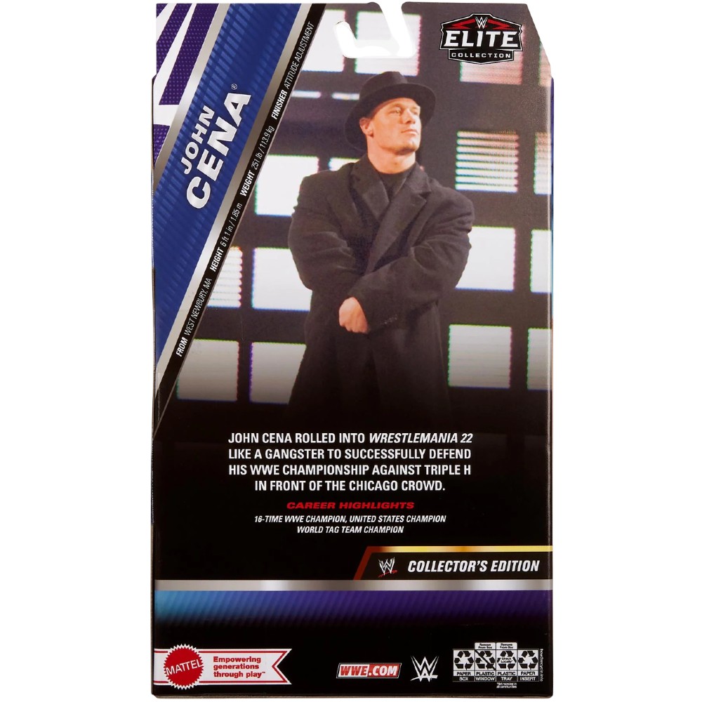 【取り寄せ】ジョン・シナ Chicago Mobster WWE フィギュア エリート 118