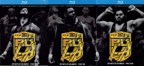 コピーPWG 2017 バトル・オブ・ロサンゼルス 3 ブルーレイ