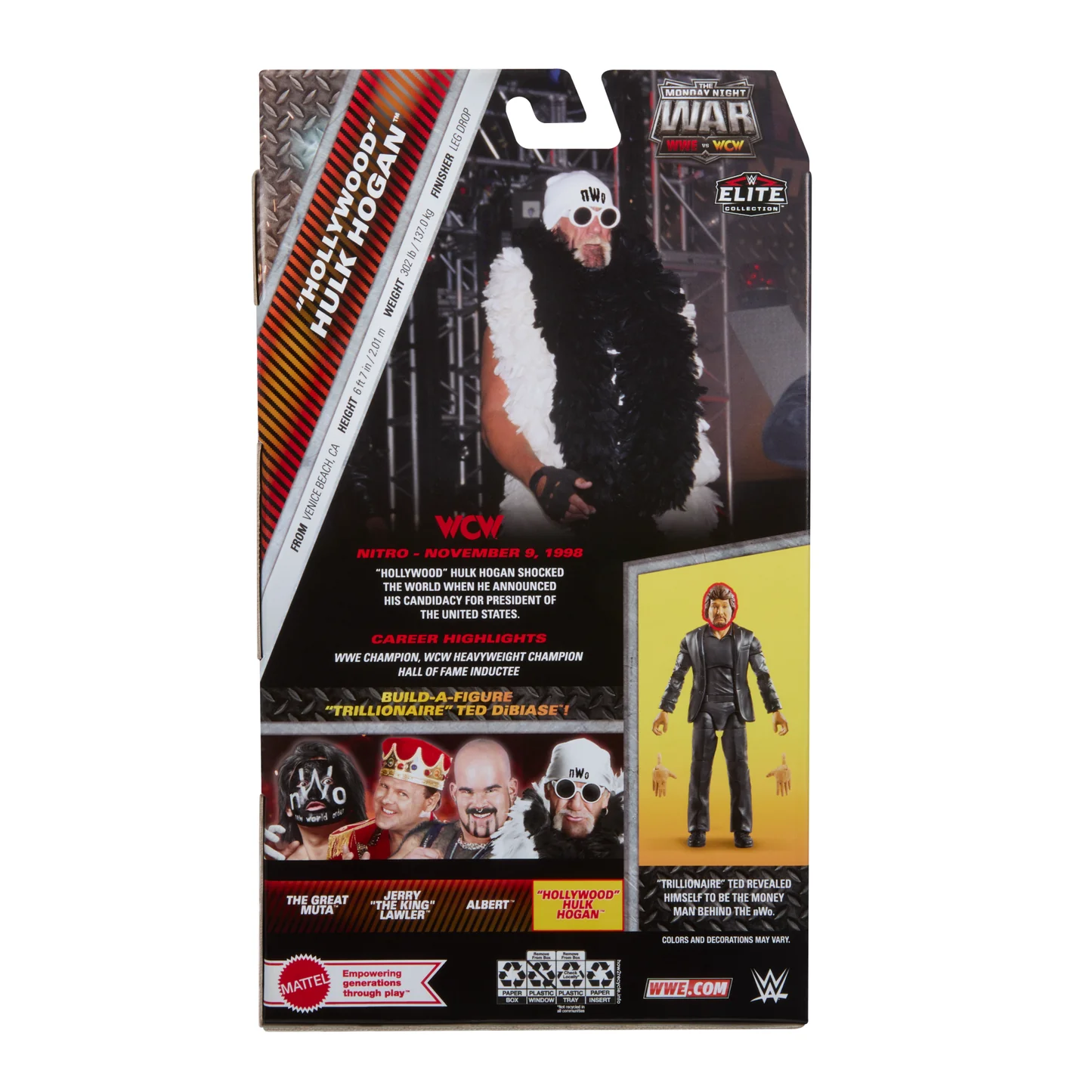 WWE Elite Hulk Hogan ハルク•ホーガン フィギュア Amazon.co.jp: Mattel WWEエリートコレクション アクション