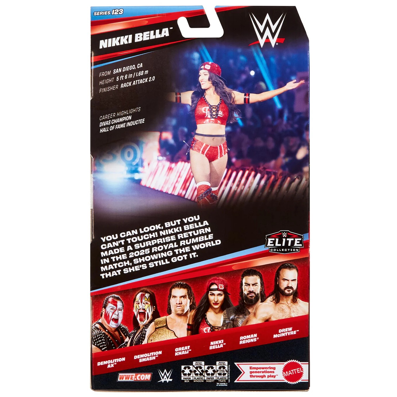 【予約】ニッキー・ベラ WWE フィギュア エリート 123