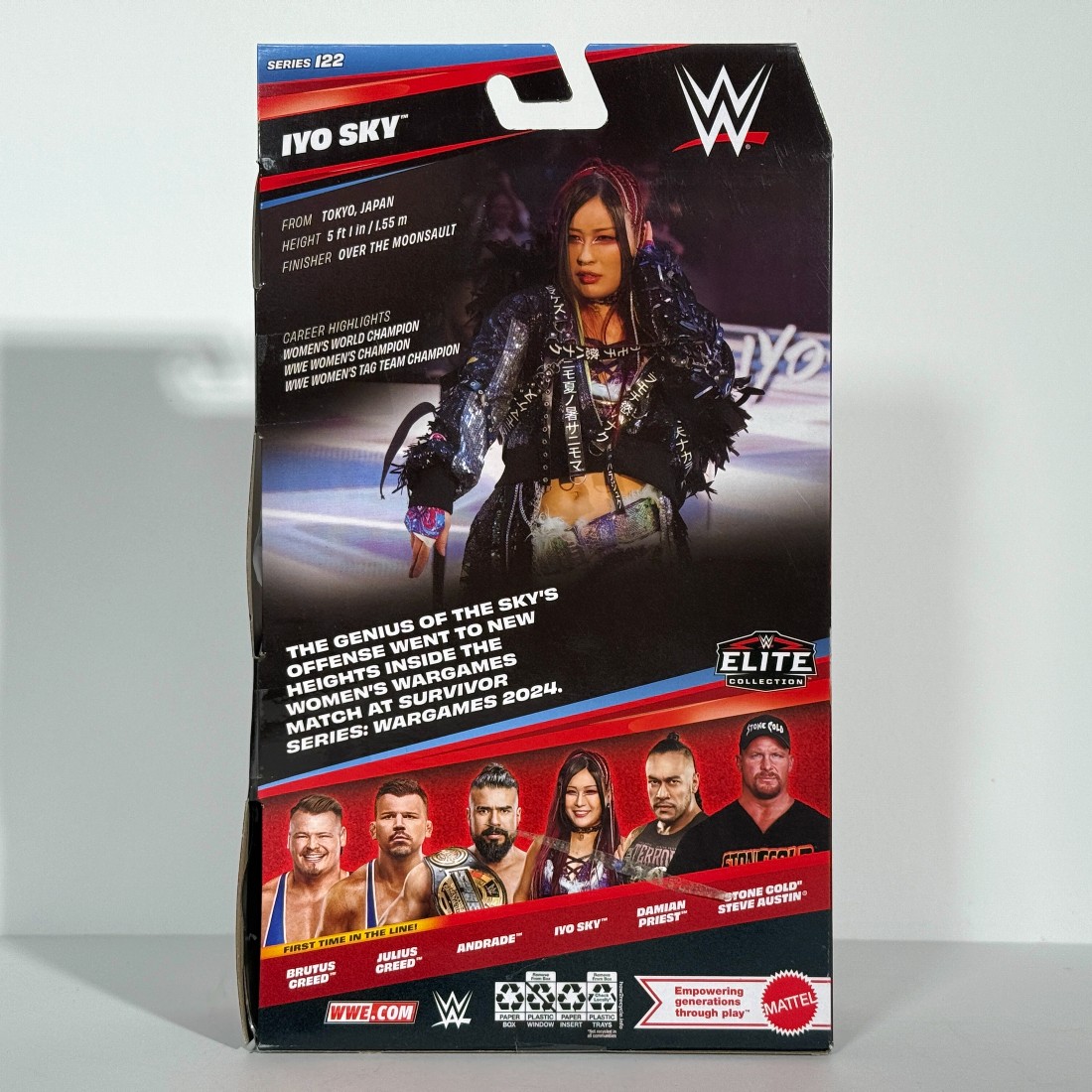 【再入荷】イヨ・スカイ Iyo Sky WWE フィギュア エリート 122