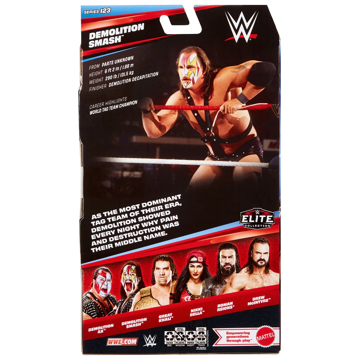 【予約】デモリッション スマッシュ WWE フィギュア エリート 123