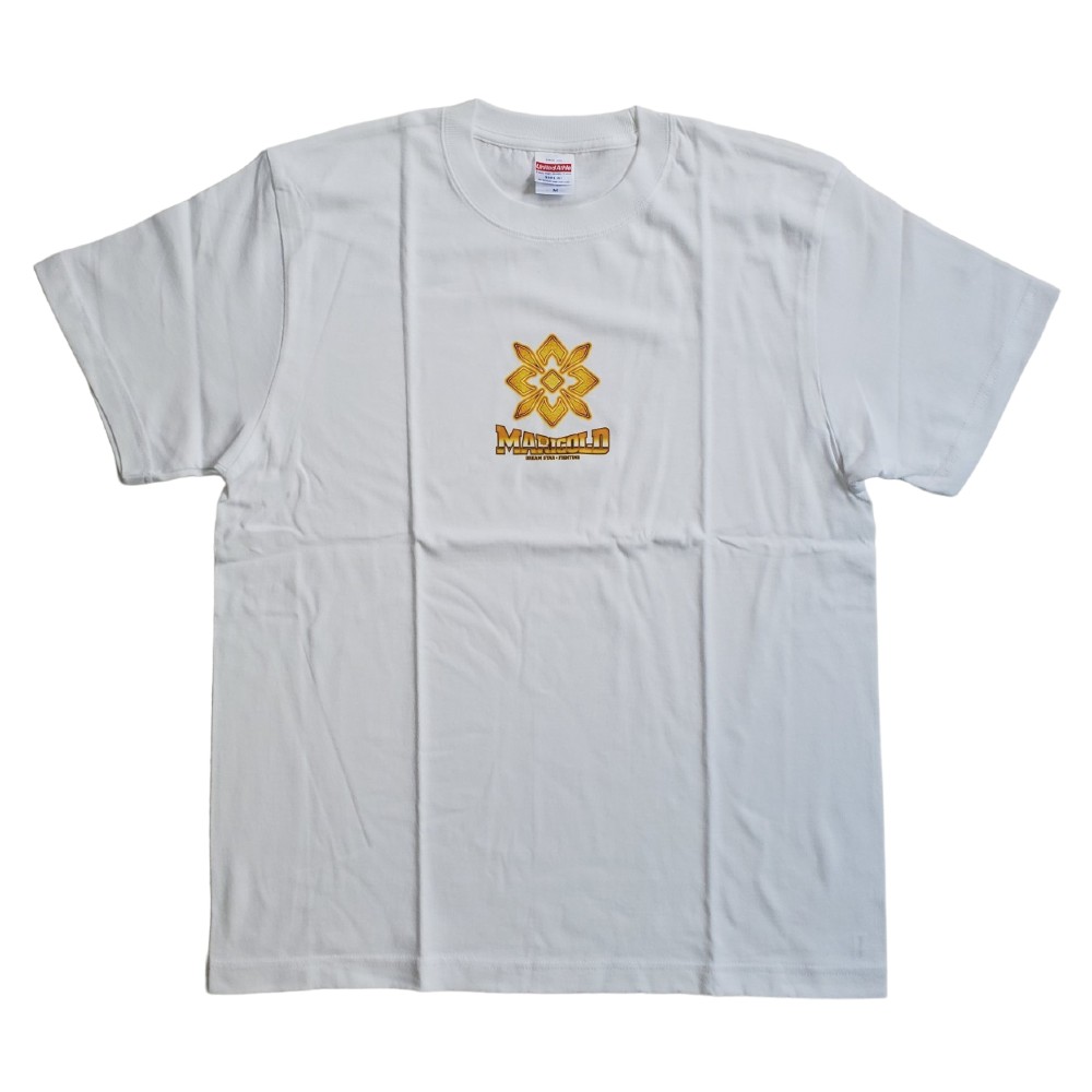 マリーゴールド ロゴ Tシャツ 白 (XXL)