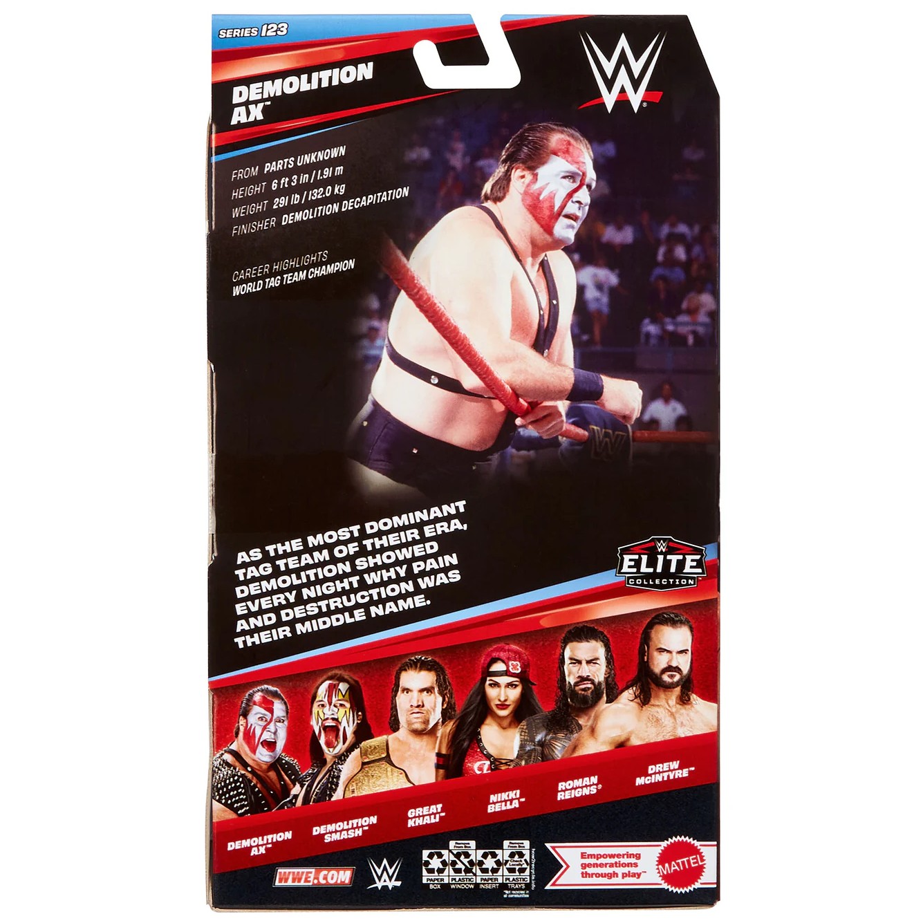 取り寄せ】デモリッション アックス WWE フィギュア エリート 123