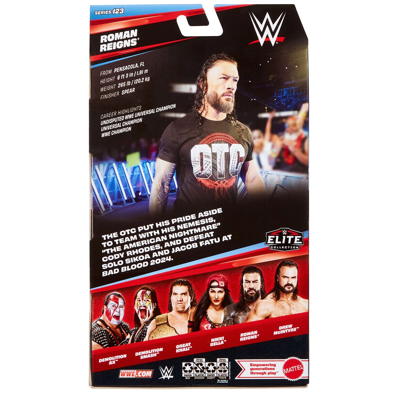 【予約】ローマン・レインズ WWE フィギュア エリート 123