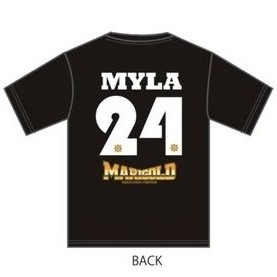 マイラ・グレース #24 マリーゴールド 背番号 Tシャツ (M/L/XL)