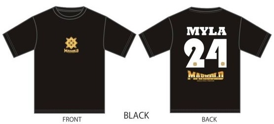 マイラ・グレース #24 マリーゴールド 背番号 Tシャツ (M/L/XL)