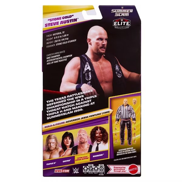 ストーン・コールド スティーブ・オースチン WWE フィギュア エリート サマースラム 2026