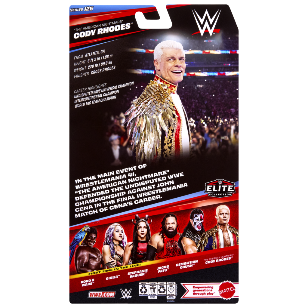 コーディ・ローデス WWE フィギュア エリート 125