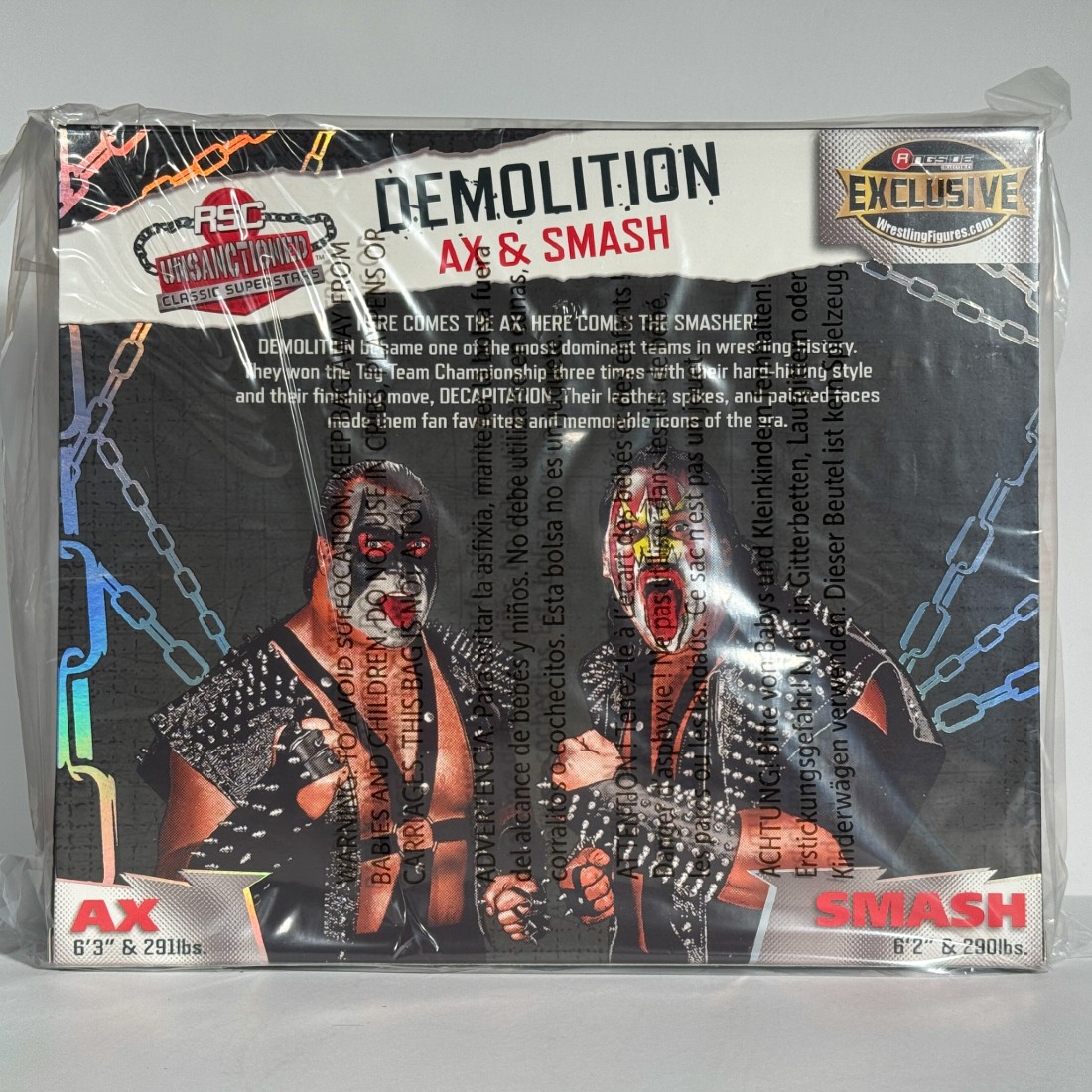 デモリッション RSCU クラシック・スーパースターズ フィギュア ブラック & イエロー