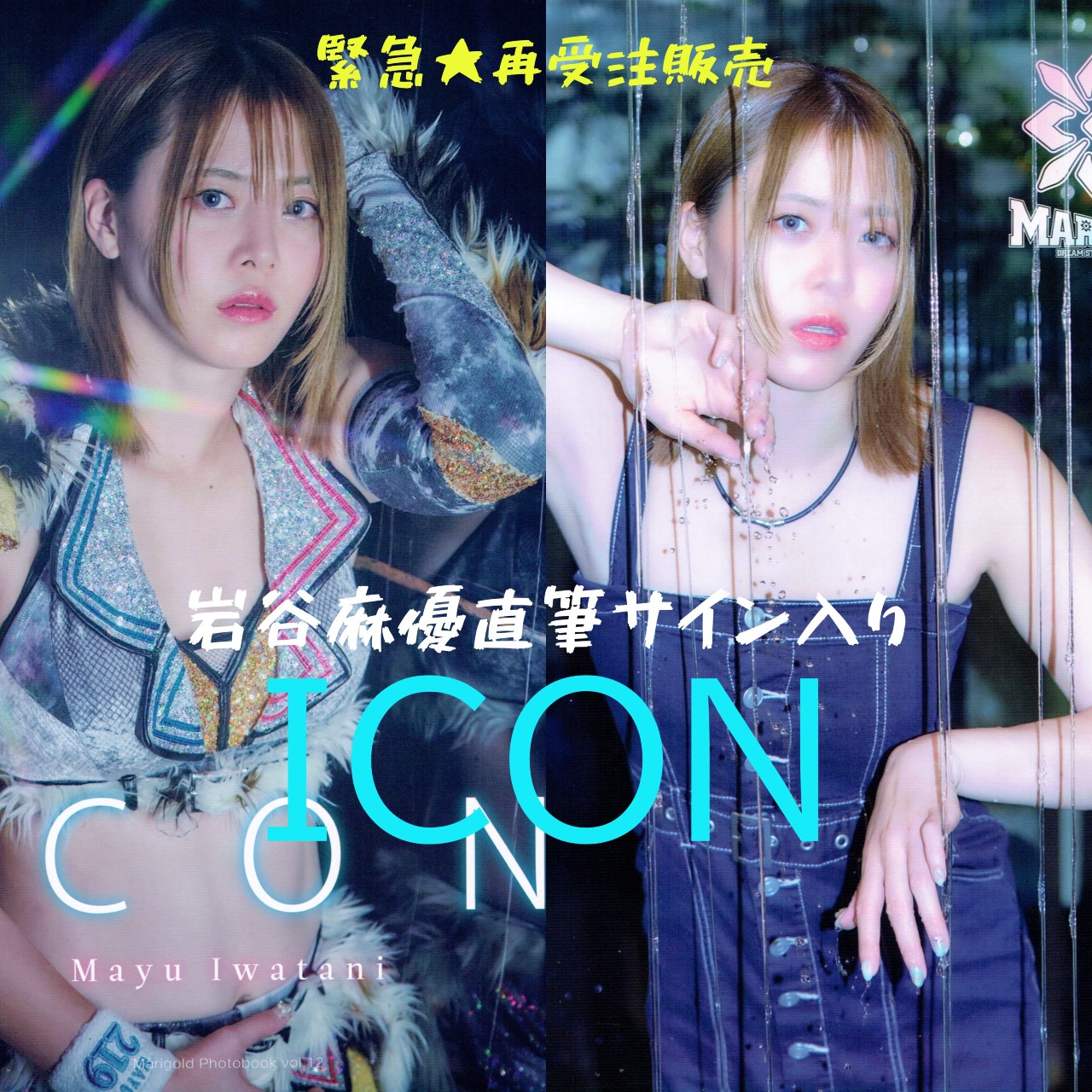 緊急☆再受注販売】マリーゴールド 岩谷麻優 MAYU IWATANI 写真集 ICON